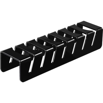 Support de rangement en acrylique pour 7 casquettes, peu encombrant, sans installation 1PCS noir