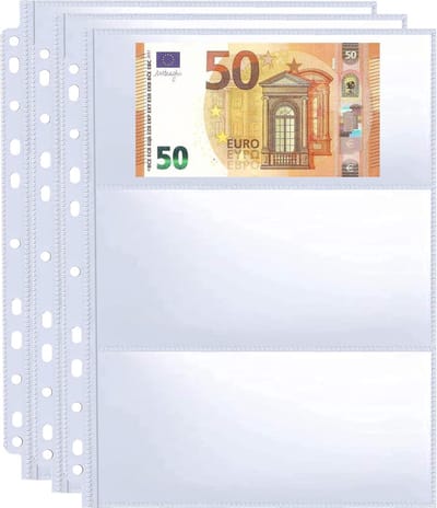 Lexium Biljetten verzamelmap - Geld verzamelmap - Biljetten album - Geld verzamelen - Biljetten houder