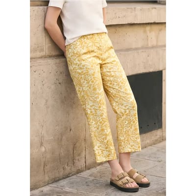 Loose Fit culottes met bloemenpatroon