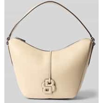 Handtas met leerlook model 'ANETT SM HOBO'