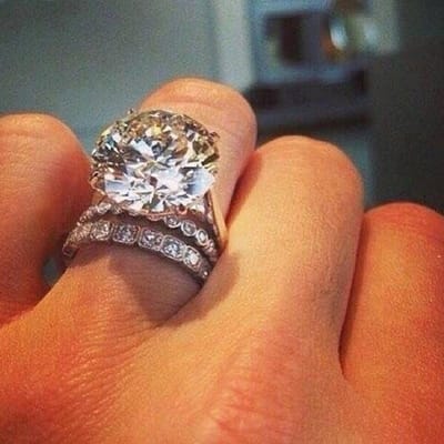 2 stks/set Luxe Grote Ovale Crystal Zirkoon Trouwringen Voor Vrouwen Charm Zilver Kleur Glanzende Verlovingsringen Set Sieraden Geschenken 9 gray