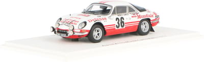 Spark Alpine A110 1973 Monte Carlo Rally 1/43 #36 B.Wollek/P.Thimonier gray