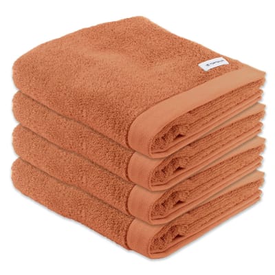 Tom Tailor Handdoek Color Bath Towel Een maat, 50x100 Verpakking van 4
