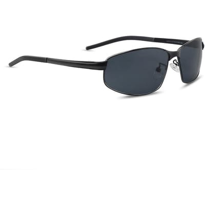 MAXJULI Zonnebril Mannen Vrouwen UV400 Metaal Piloot Vissen Sport Zonneklep Ultra licht Rijden Bril MJ8015 black