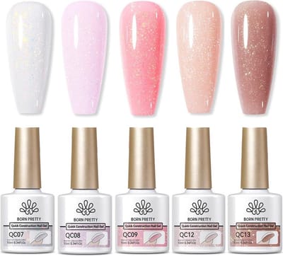 Born Pretty - Biab - 5 stuks - Builder in a bottle - Builder gel - Biab nagellak - Biab set - The gel bottle biab - Biab nagel builder - Gel in a bottle - Builder in a bottle