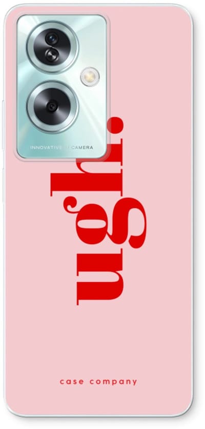 Case Company® - Hoesje geschikt voor Oppo A79 hoesje - Ugh - Soft Cover Telefoonhoesje - Bescherming aan alle Kanten en Schermrand