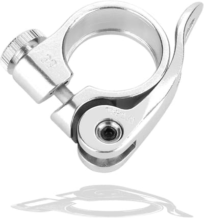 Zadelpenklem - Zadelslot Klem - Fiets Zadel Verstellen - Snelle Ontgrendeling - 28.6mm - Zwart