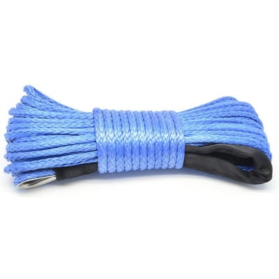 8300lbs Elektrische Lier Touw Nylon Touw Hoge Sterkte Vezel Touw 6.5mmx15m Auto Sleepkabel Sleepband
