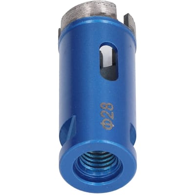 Foret Diamant M14 Filetage Femelle Ouvre-Trou Fritté Outil de Perçage à Main pour Marbre Granit 28mm