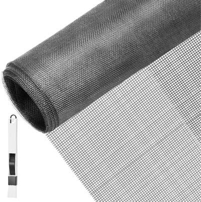 ZMR® Horrengaas - Horren - Raamhor - Grijs - 150cm x 180cm x 1cm