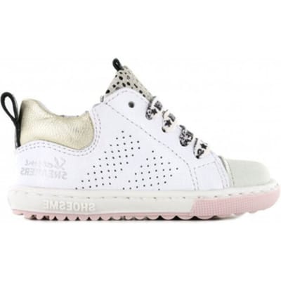 Meisjes Veterschoenen Shoesme Ef21s012-e Dot Beige - Maat 24