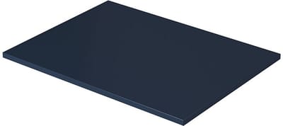 Nicole badkamerwerkblad 60 cm – Duurzaam MDF wastafelblad | Kleur: Marineblauw | Maat: 60x1,8x45,5