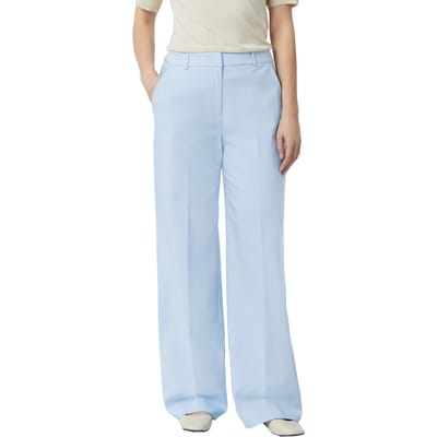 Wide leg broek met achterzakken
