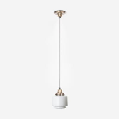 Hanglamp aan snoer Getrapte Cilinder Small 20's Brons - Art Deco Trade