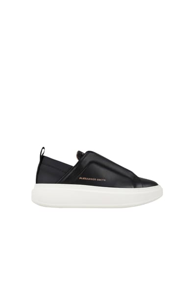 asbcwlw-0602-blk Alexander Smith Vrouwen leder zwart
