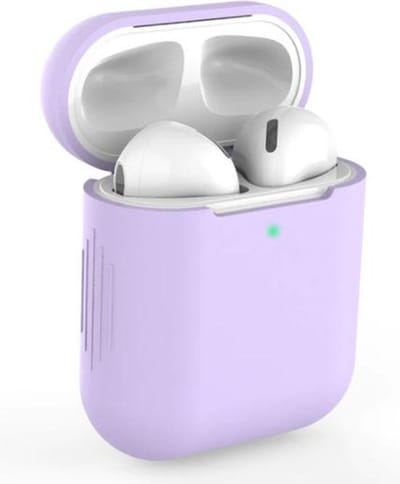 Gadgetpoint - Oordopjes Beschermhoesjes - Performance Case - Accessoires geschikt voor Apple Airpods - Lila