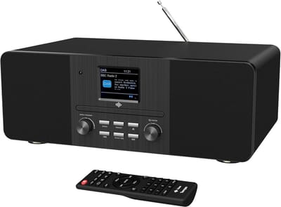 CD Speler Radio - Stereosysteem Thuis - Muziek Luisteren - Bluetooth DAB+ - 20 Watt - Zwart