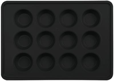 TITANIUM MUFFINVORM BERLINGER HAUS BH-7876 MAT ZWART