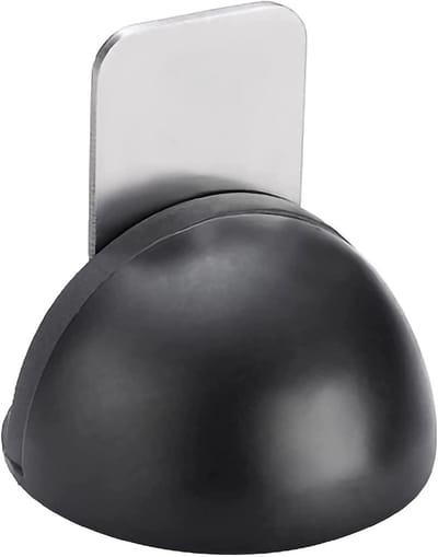 Deurstopper - Vloerstopper - Muren Beschermen - Ovaal Design - Met Schroeven - Goud