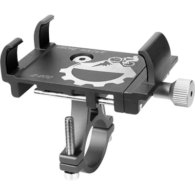 Support de téléphone portable de vélo en aluminium, support de téléphone pour guidon de moto et Scooter de 3.0 à 6.8 pouces