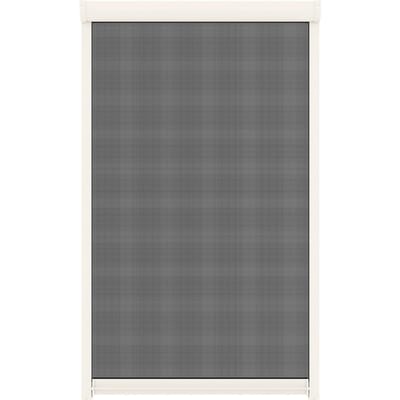 Livn rolhor raam Plus 135x155cm wit - Automatisch rolsysteem met demper - Gaas rolt op in cassette - Montage aan de binnen- of buitenzijde