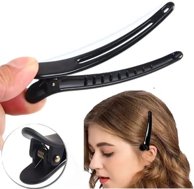 5x Professionele Kappers Haarklemmen – Platbek Afdeelklemmen – Stevige Haarclips voor Knippen & Stylen – 7,8 cm