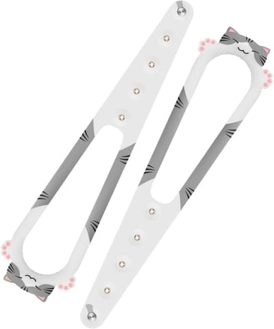 Katten Deurstopper - Kattenluikje Deur - Veilige Toegang - Verstelbare Hoogte - 31.5 cm - Grijs