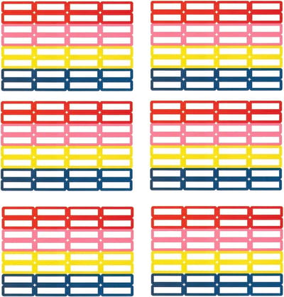 Zelfklevende Naamstickers voor Potloden - 192 Labels van 35 x 10mm - Ideaal voor Kleuterschool en Schoolbenodigdheden, Organisatie en Identificatie