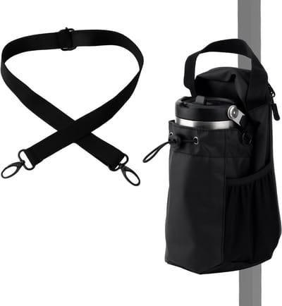 Magnetische Sporttas - Fleshouder Organizer - Fitness Fietsen - Sterk Magnetisch Ontwerp - 28.5 x 14 cm - Zwart