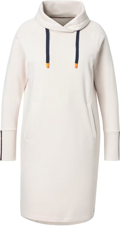 Laurasøn - Dames - Sweatjurk capuchon lange mouw OEKO-TEX - Zacht graniet - Maat 44+