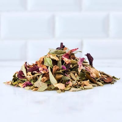 Eucalyptus Elixer – Kruidenthee | Eucalyptus, Venkel, Gember, Appel, Hibiscus | 50g Losse Thee