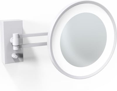 Cosmetische spiegel - BS 36/V LED, mat wit.