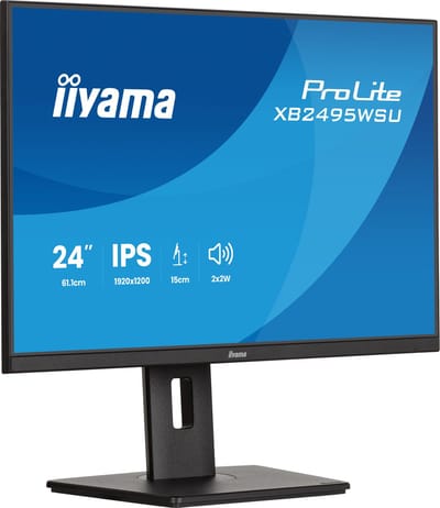 iiyama ProLite XB2495WSU-B1 - 24 inch - Full HD - IPS - USB-Hub (4x) - verstelbaar - 1920 x 1200