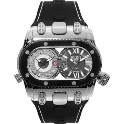 Elini Barokas Genesis World Swiss dual time | ELINI-20019-01-BB