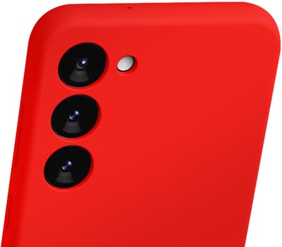 Jaym, Hoesje geschikt voor Samsung Galaxy S23 - Soft Feeling, Rood