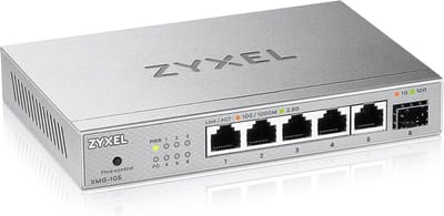 5-Poorts 2.5G Multi-Gig Unmanaged Switch met 10G SFP+ Poort