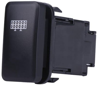 Allecto - 12V Car Rocker Switch met LED - ON-OFF Toggle Switch voor Auto Lichtbalk - Voor auto verlichting - Betrouwbaar - Lange levensduur - Eenvo...