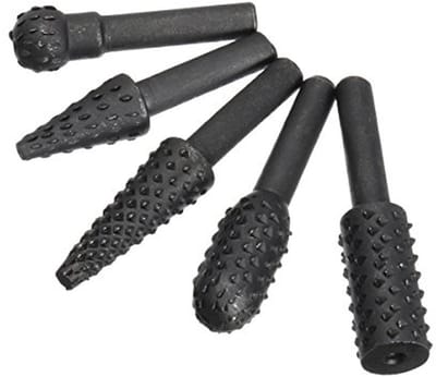 Gereedschap Set - Metaalvijlen - Hout Bewerken - Carbon Staal - 5 Stuks - Zilver