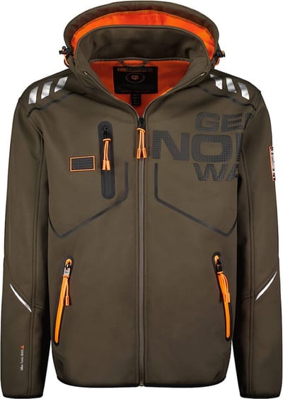 Geographical Norway Softshell Heren Jas Robin Kaki - M