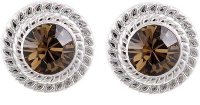 Behave - tijdloze oorstekers met glaskristal - elegant design - nikkelvrij