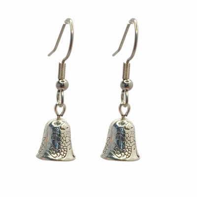 Oorbellen-Kerst klokje-Zilverkleur - Charme Bijoux