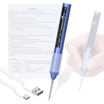 Fer à souder électrique Intelligent, Station de soudage USB Portable, 180-480 Celsius, affichage OLED, soudage multicolore