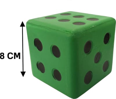 Dobbelsteen Coated Foam 8 CM GROEN