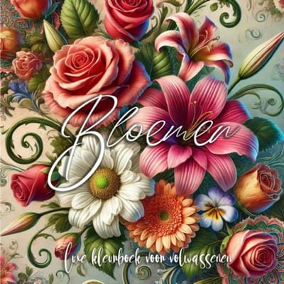 Bloemen Kleurboek Voor Volwassenen - Koekoek Kinderboek