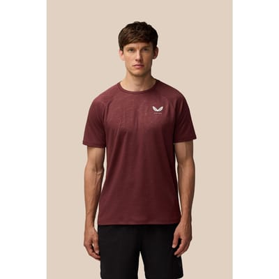 Castore Adapt Trainings T-Shirt Polyester Heren Paars Sport T-Shirts
