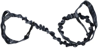 Dailygoods- Hondenriem met dubbele handgreep - Elastisch touw - Veiligheidsgordel voor auto - Nylon - Lengte 110-160 cm - Duurzaam materiaal - Hondentuig