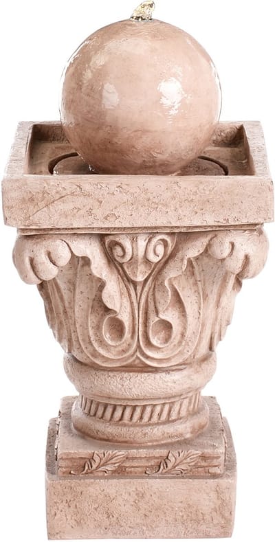 VELINO - Tuinfontein - Beige - Hars