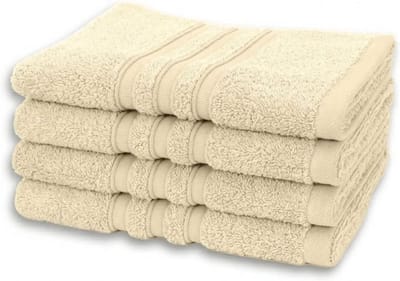 Handdoekenset Katoen - Zachte Handdoeken - Dagelijks Gebruik - Hoge Absorptie - 40 x 70 cm - Beige