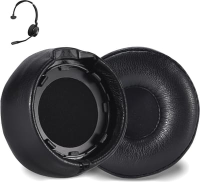 Vervangende oorkussens voor Jabra Engage 55/65/75 - Comfortabele hoofdtelefoon oorkussens van proteïneleer voor optimale geluidsisolatie en duurzaamheid