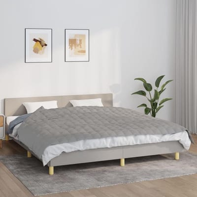 Verzwaringsdeken - Gewogen deken - Ontspannen slapen - Gelijkmatige gewichtsverdeling - 155x220 cm - Grijs